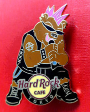 HRC Hard Rock Cafe Tokyo Rocker Bear Series 2007 No6 Punk Singer Rotten LE300