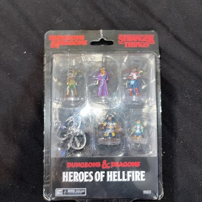 Heroes of Hellfire 6-Piece Miniature Set Stranger Things Dungeons Dragons