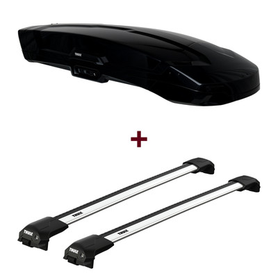 Dachbox Thule Vector M + Dachträger Thule WingBar Edge für VW Tiguan Typ AD1 neu