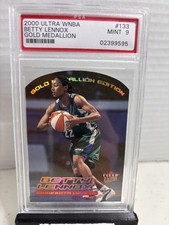 2000 Ultra WNBA #133G Betty Lennox Gold Medallion PSA 9