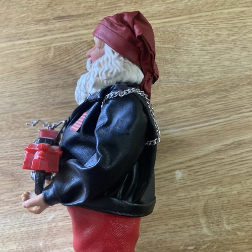Clothtique Possible Dreams Santa Classic Ride Santa Motorcycle Biker - Picture 7 of 8