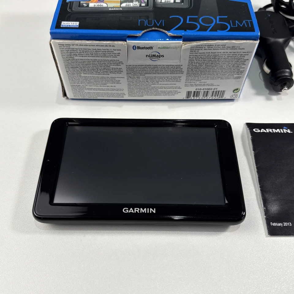 GARMIN nuvi 2595 LMT 5" Screen GPS w/ Maps 3D Traffic Bluetooth In Box - Image 2 of 4