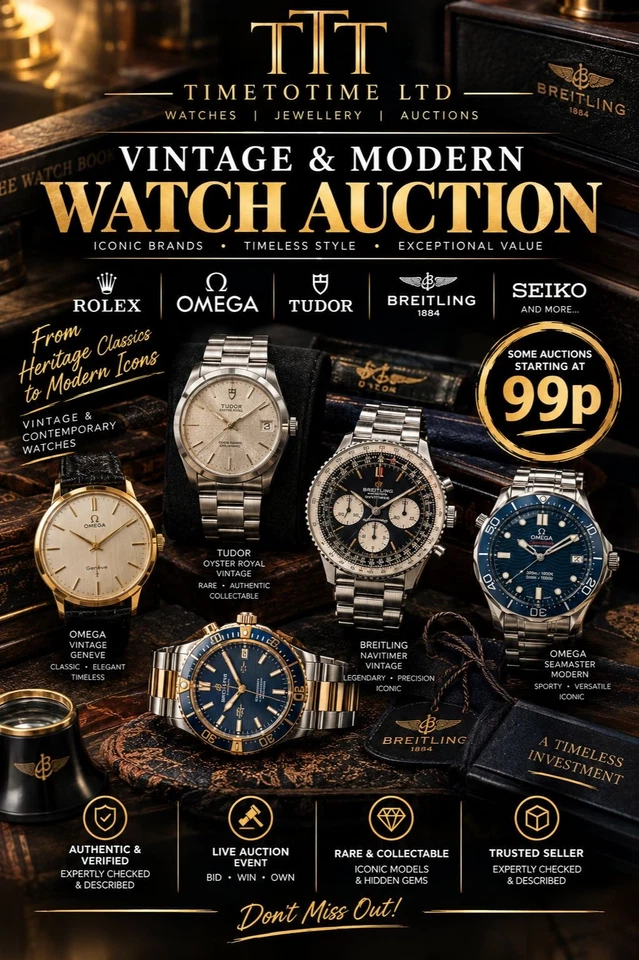 Luxury Vintage And Modern Watches