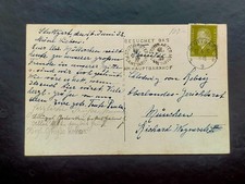 Germany , Stuttgart to Munchen 1932. Postcard Villa Berg tc1085