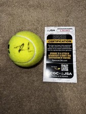 Auténtica pelota de tenis oficial firmada por Emma Raducanu US Open tenis superestrella JSA