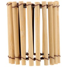  Lustre En Bambou Abat-jour Pour Petit Lampadaire Tissé De Style Vintage