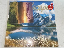 2-PACK  2026 MONTHLY WALL CALENDAR 12X12 LANDSCAPEs & 6X6 MINI Landscapes Nature
