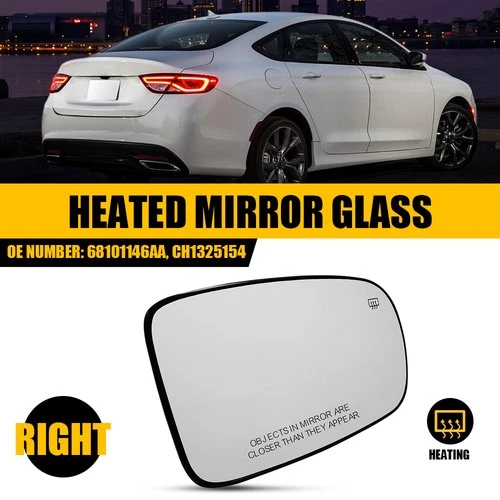 For Chrysler 300 200 11-14 11-19 Wing Mirror Glass Heated Right Passenger Side K