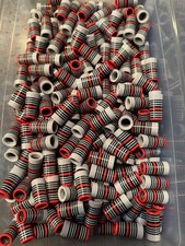 10 Brand New Custom Gold Ferrules Grey/Black/...