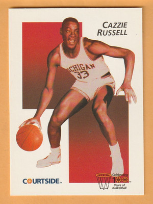 Cazzie Russell Michigan Wolverines 1992 Courtside Flashback #33