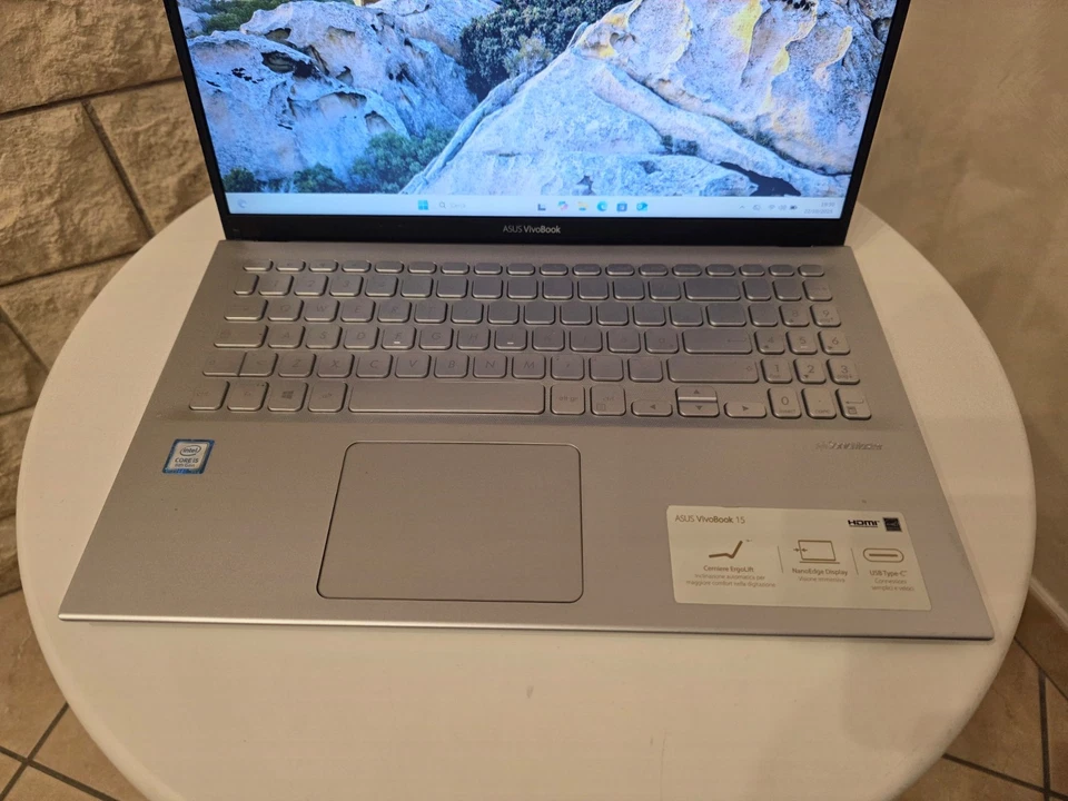 PC PORTATILE NOTEBOOK ASUS I5 8TH  + 16 GB RAM + NVME + HDD  GAMING WINDOWS 11  - Immagine 2 di 4