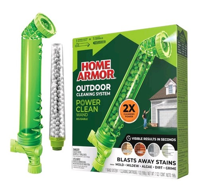 #ad Home Armor Power Clean Wand Outdoor Cleaning System Blasts Away Stains from Mo $17.00