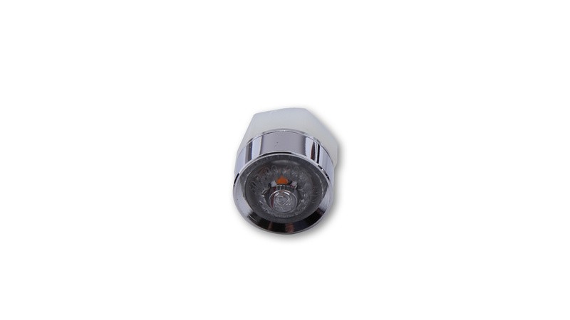 Clignotants LED HIGHSIDER pro Mono chromés avec verre translucide