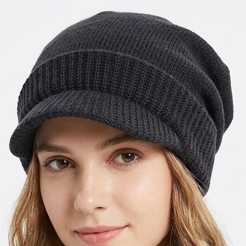 Jeep Beanie Hat Unisex One Size Navy Blue Tight Knit Warm Wear Casual Cuffed Hem