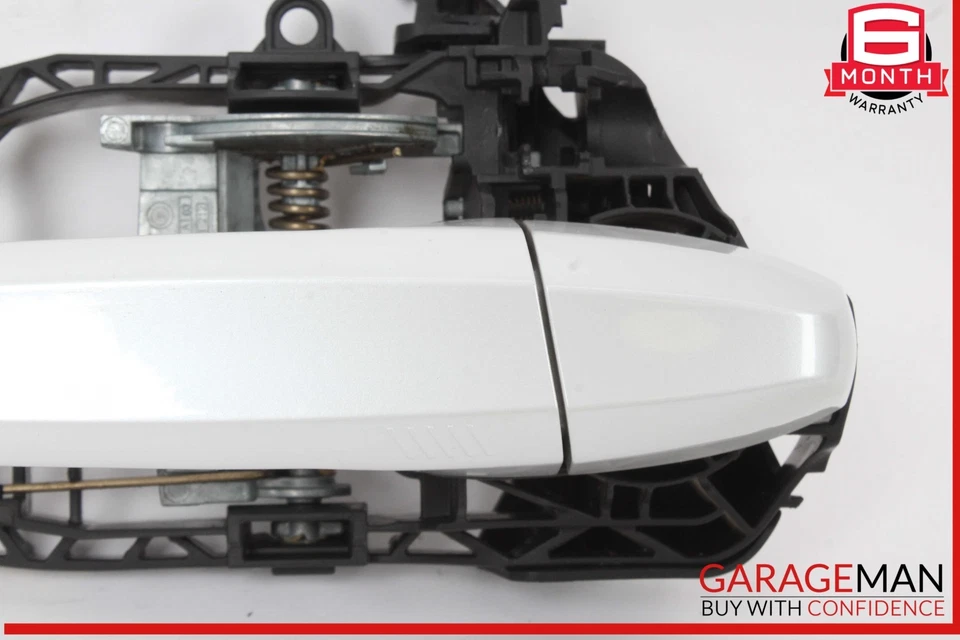 14-18 BMW X5 X6 Rear Right Passenger Side Exterior Door Handle White OEM - Image 3 of 4