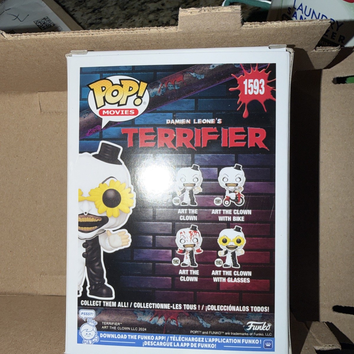 Funko Pop! Vinyl: Terrifier - Art the Clown with Glasses - Funko