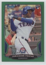 2013 Bowman Draft Chrome Green Refractor 65/75 Jurickson Profar #26 sd0
