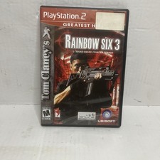 Tom Clancy’s Rainbow Six 3 Sony PlayStation 2 PS2 Tactical Shooter Game-(Tested)