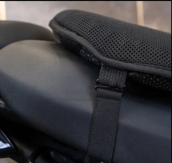 ASIENTO GEL COJÍN GRANDE NEGRO (800grm) APTO PARA BMW G 310R & G 310GS Foto 2 de 4