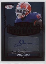 2022 SAGE Low Series Peak Performance Red Daniel Barker #PKA-DB2 Auto 0nr3