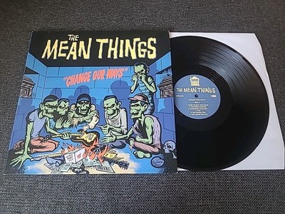 MEAN THINGS - Change our ways ( LP Germany 2011 Garage Beat Rock NM )