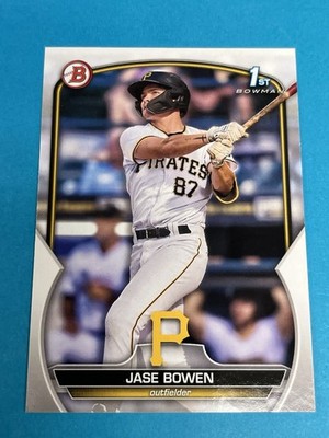 Jase Bowen 2023 Bowman #BP-146 1st Bowman Pirates / Padres Qty Avail