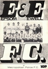 EPSOM & EWELL v METROPOLITAN POLICE 1977/78 ISTHMIAN LEAGUE