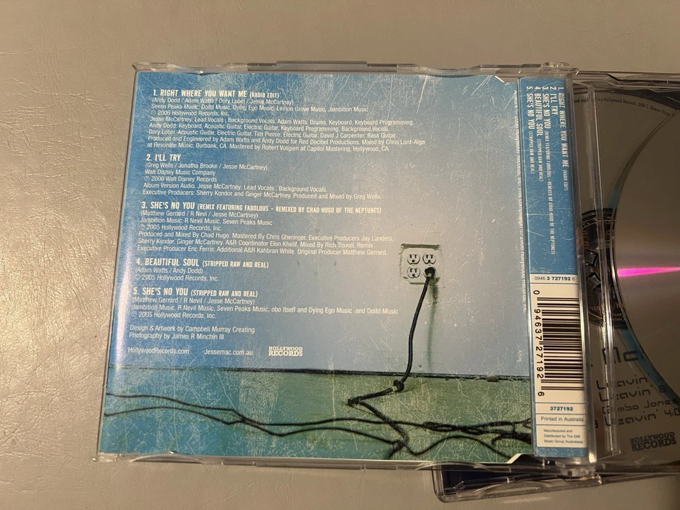 Jesse McCartney Leavin’ + Right You Want Me CD Singles 2008 Australian Editions - Image 3 of 4