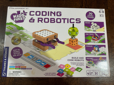 Thames & Kosmos Coding & Robotics 567012 Stem Kit 30 Codierstunden Roboter bauen