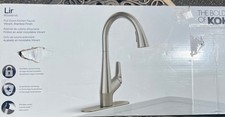 Kohler Lir Kitchen Faucet Pull Down Vibrant Stainless NEW