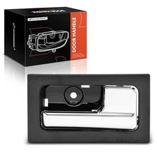 Interior Door Handle Compatible with Front Right or Rear Right Black Housing
