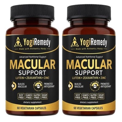 (2 Pack) Advanced Macular Support Supplement With Lutein, Zeaxanthin 60 Capsules