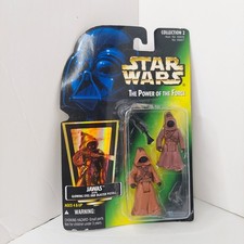 Star Wars Kenner POTF2 Jawas Green Card Action Figure 1996 New On Card