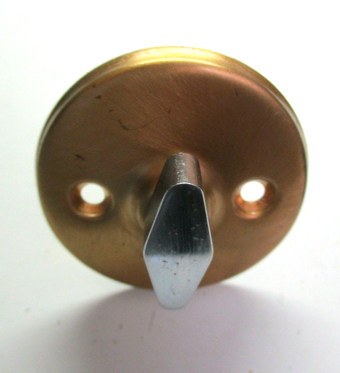 Weiser MCM 1950s Thumb Turn Door Knob Repair Part Satin Copper Shiny