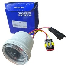 Volvo Penta trim instrument outboard, black, Part number: VP3 812 881
