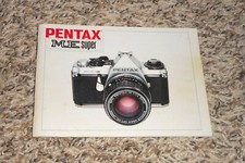 Vintage Pentax Me Super Camera Instruction Manual Brochure C 
