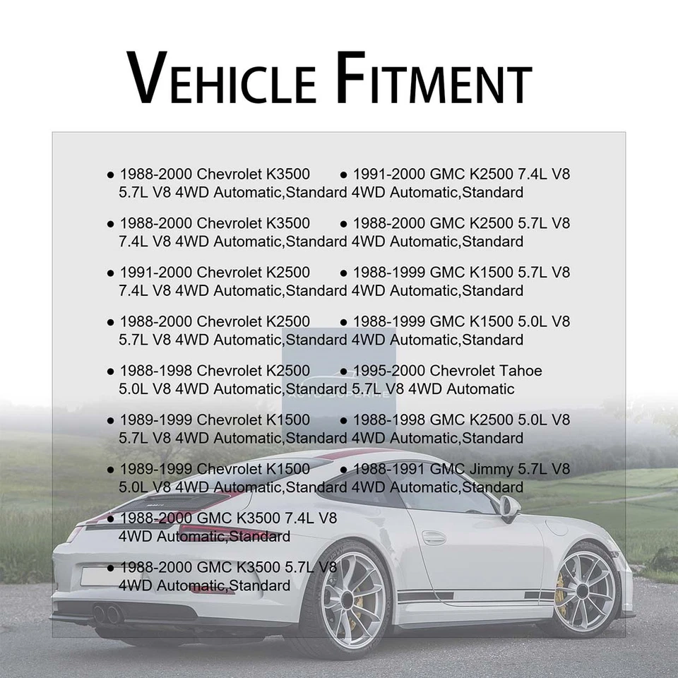 Juego de montaje de motor y transmisión de anclaje 3 piezas para Chevrolet K3500 1988-2000 4x4 Foto 2 de 4