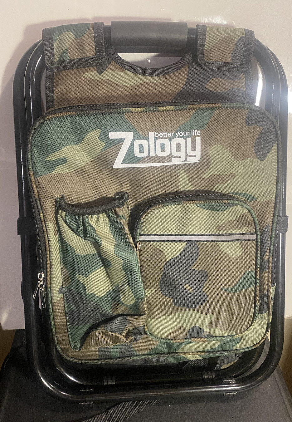 Camport ZologyFolding Camping Chair Stool Backpack With Cooler