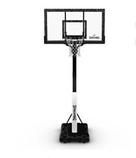 Spalding 60 In. Acrylic Screw Jack Portable Basketball Hoop System