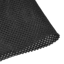 Black Speaker Mesh Grill Cloth Stereo Box Fabric Dustproof Cloth 40" x 63"