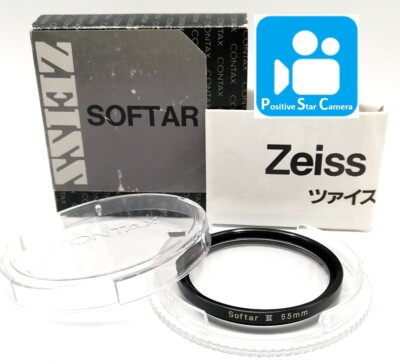  VIDEO  Unused  Contax Carl Zeiss 55mm Softar III Lens Filter From JAPAN