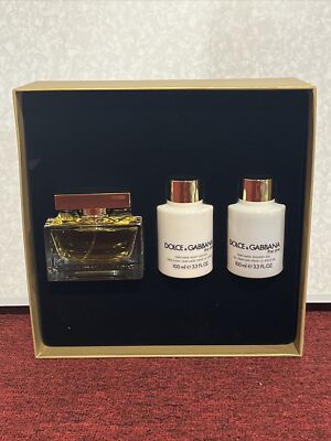Dolce & Gabbana The One Natural Spray, Body Lotion, Shower Gel Three Piece Set