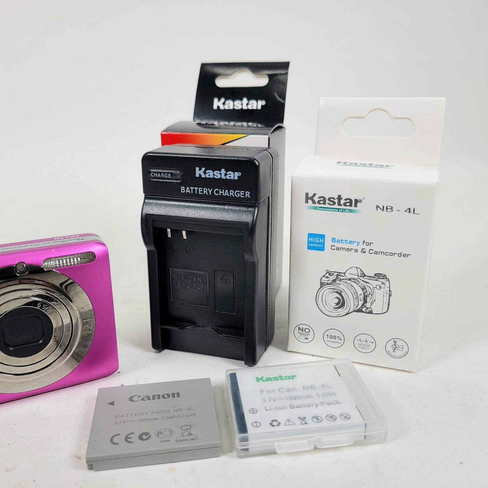 Canon PowerShot ELPH 100 HS Full HD 4x Digital Camera Pink eBay