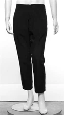 SAGE DE CRET Mens Black Wool Straight Leg Dress Classic Pants L NEW