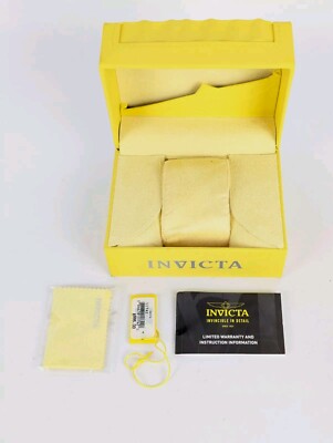 Invicta Vintage Men's Watch Model 11742 Original Box & Tags NO WATCH
