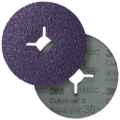 3M 115mm 36+ Cubitron 3 1182C Fibre Discs (Pack of 25) | eBay