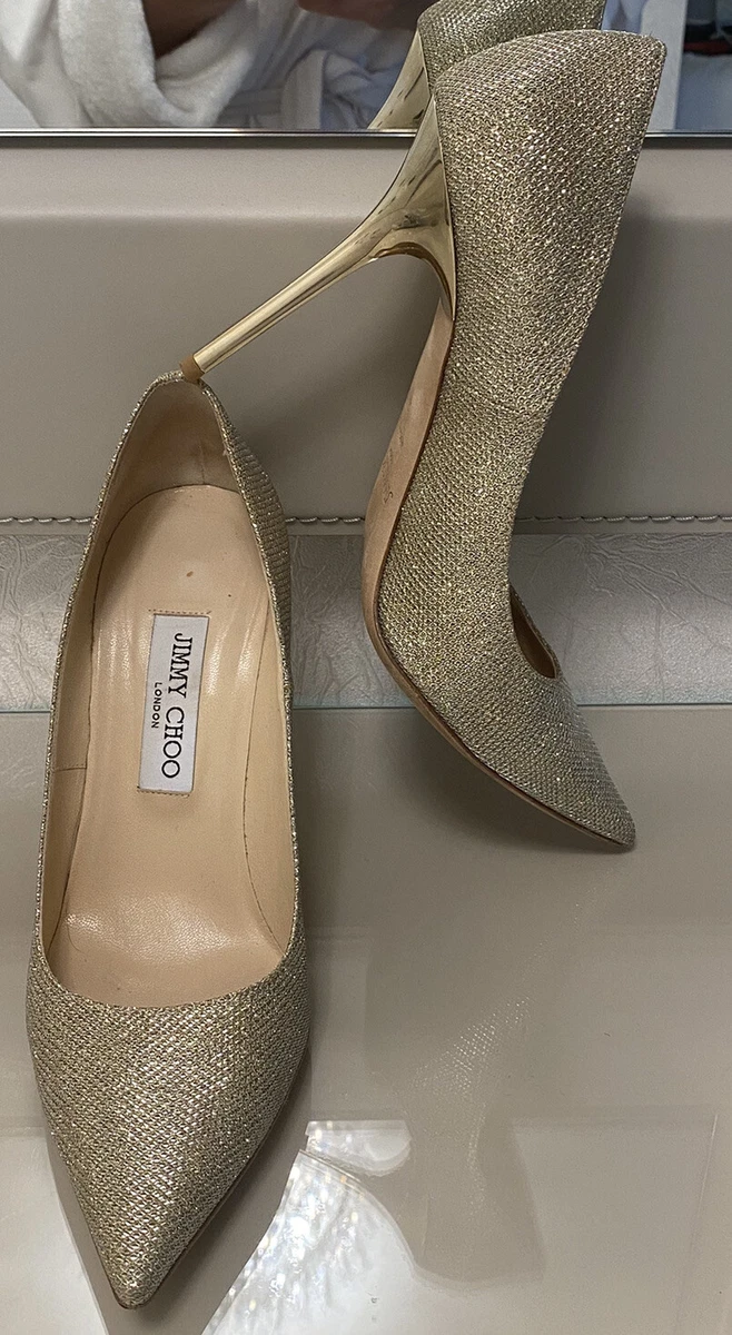 jimmy choo champagne heels