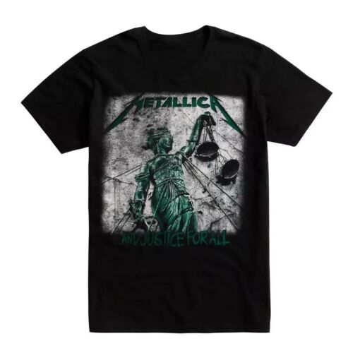 HOT! Metallica ...And Justice For All T-Shirt, Unisex Cotton T-shirt, Size S-5XL