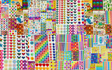Bundle, Stickers Kit Set Planner Craft Scrapbook Variety Of Themes  325 Pcs.