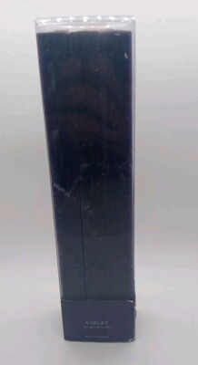 Pottery Barn Set of 6 Violet  Square Taper Candles 10 1/2 Inch Boxed NEW Rare